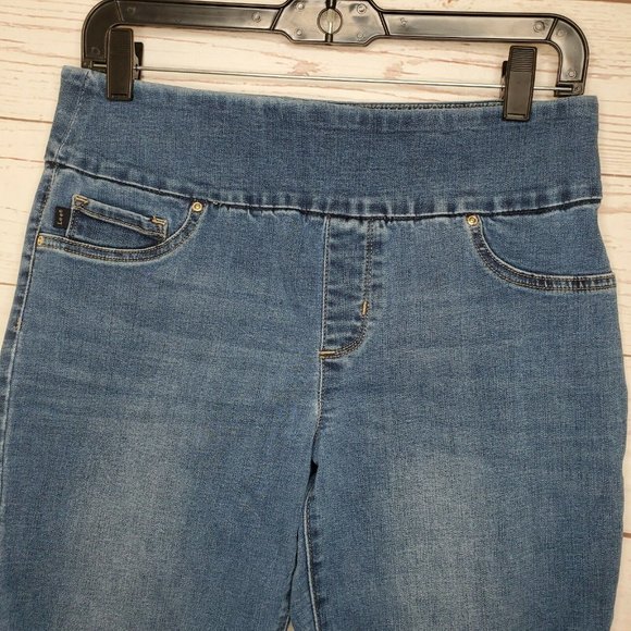 Lee Slim Fit Slim Leg Mid Rise Size 8 Short Women Sculpting Blue Jeans - Picture 3 of 9